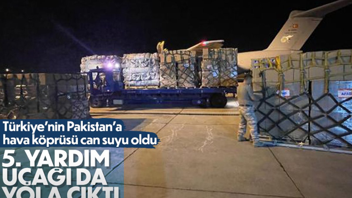 Türkiye'nin Pakistan'a yardımları sürüyor