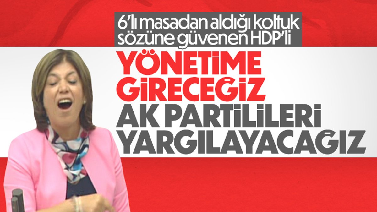 HDP’li Meral Danış'tan hükümete tehdit