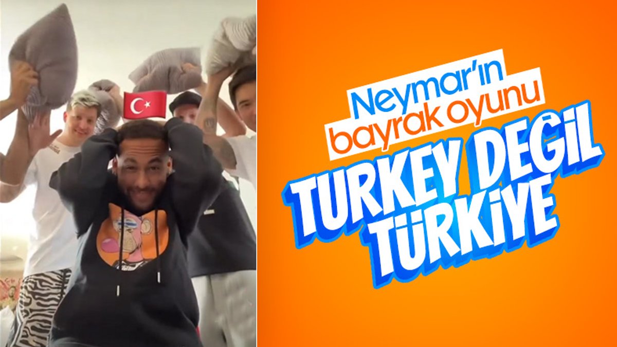 Neymar'ın Türk bayraklı paylaşımı
