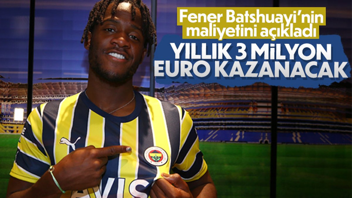 Fenerbahçe, Batshuayi'nin maliyetini açıkladı