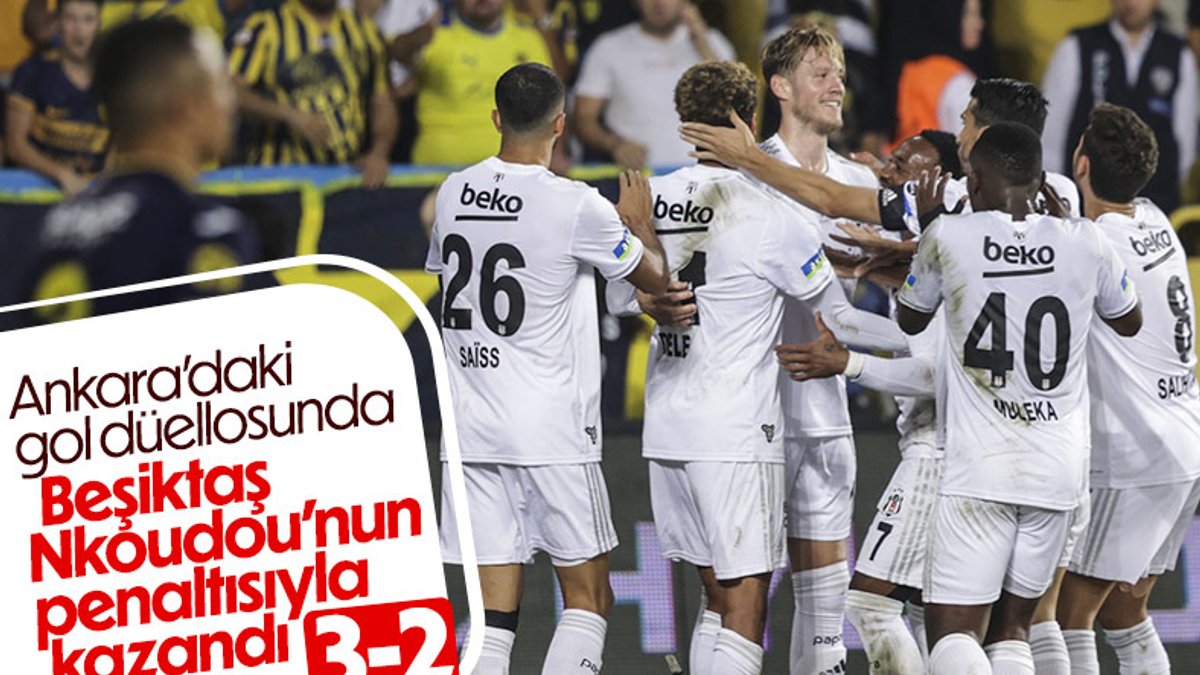 Beşiktaş, Ankaragücü'nü mağlup etti