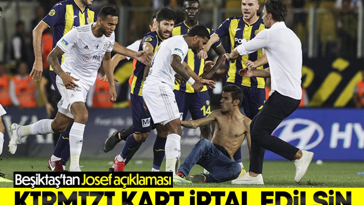 Beşiktaş'tan TFF'ye Josef çağrısı