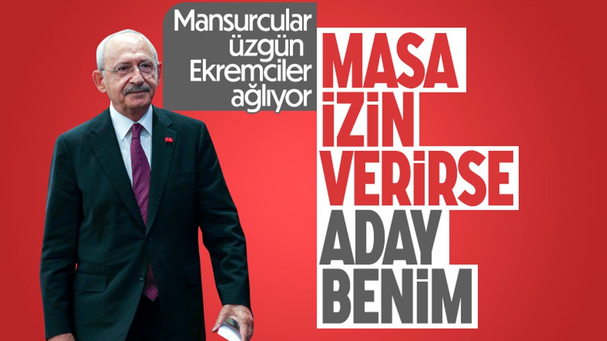 Kemal Kılıçdaroğlu'ndan Cumhurbaşkanı adaylığı mesajı