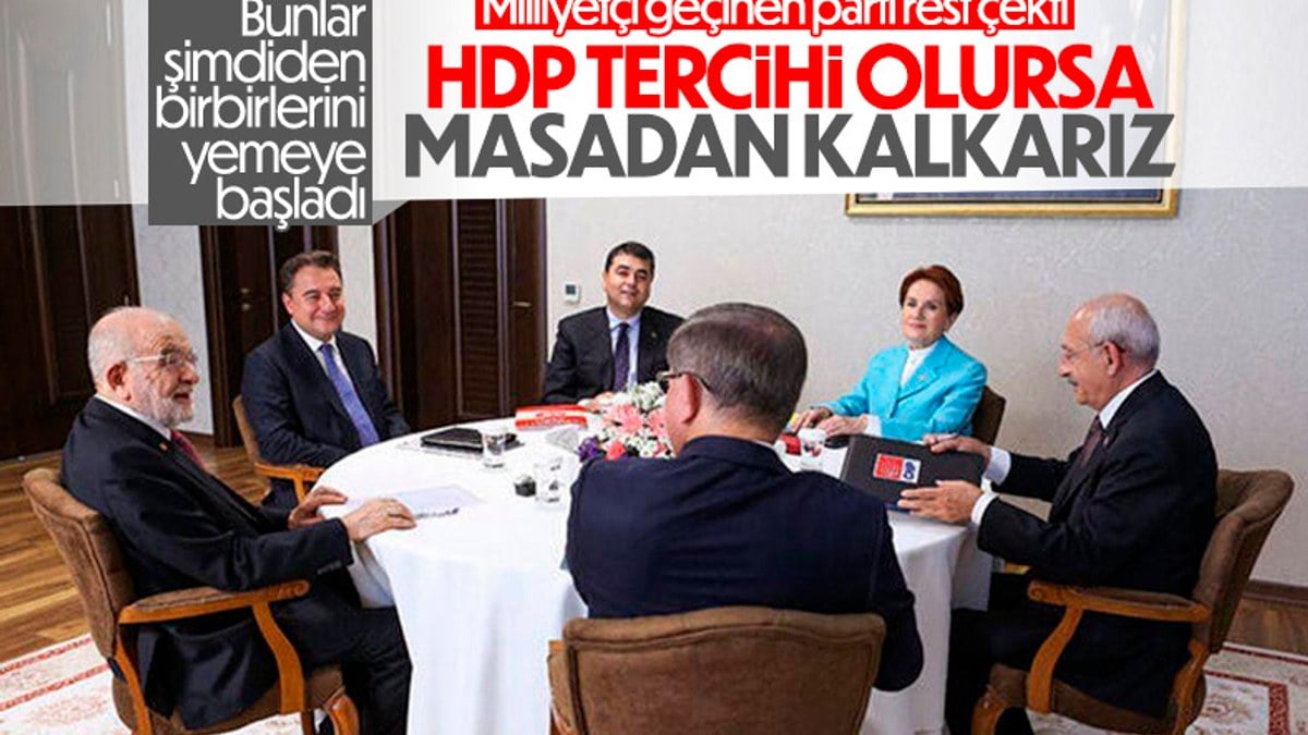 İyi Parti'den CHP'ye rest: HDP olursa masadan kalkarız