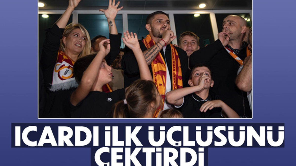 Mauro Icardi Galatasaray için İstanbul'a geldi