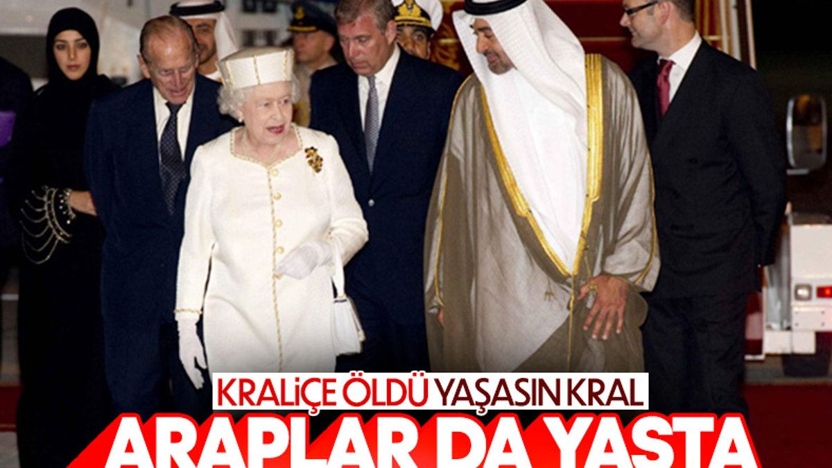 Kraliçe Elizabeth için yas ilan eden Arap ülkeleri