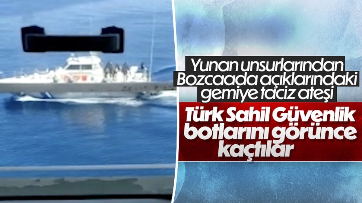 Çanakkale'de Ro-Ro gemisine Yunan unsurlarından taciz ateşi