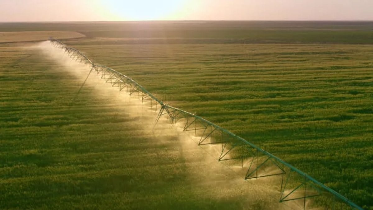 Şanlıurfa Ceylanpınar'daki tarım arazilerine yeni sulama sistemi