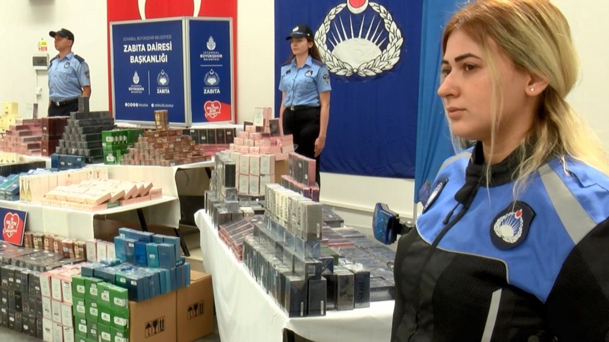 İstanbul'da 14 bin 215 şişe sahte parfüm ele geçirildi