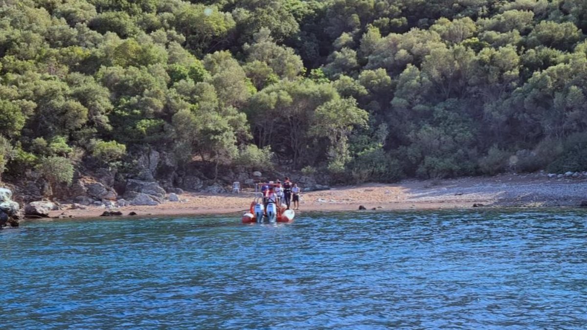 Marmaris'te göçmenler yanlış adaya çıktı