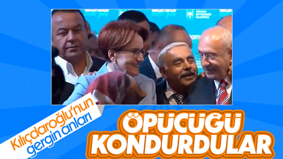 Çiftçinin Kemal Kılıçdaroğlu'na sarılıp öptüğü anlar kameralara yansıdı