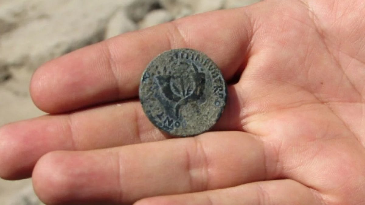 Gaziantep'te Helenistik döneme ait sikke bulundu
