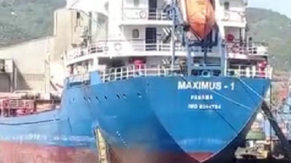 Kocaeli'de denizi kirleten gemiye 5 milyon lira ceza 