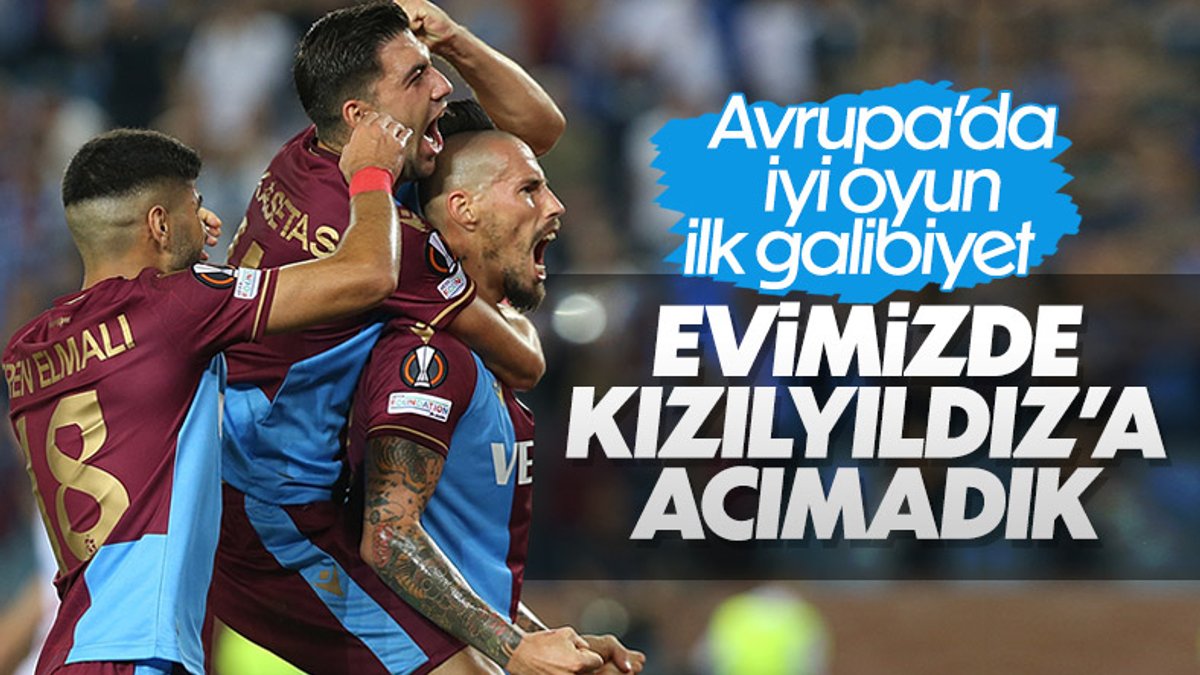 Trabzonspor, Kızılyıldız’ı 2 golle mağlup etti
