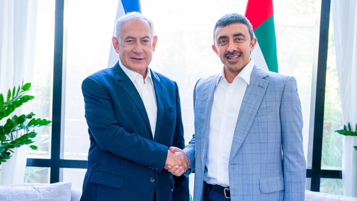 BAE Dışişleri Bakanı Al Nahyan, Netanyahu ile görüştü