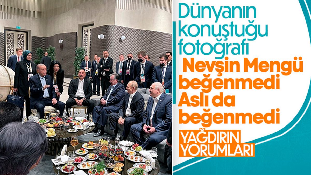 Aslı Aydıntaşbaş ve Nevşin Mengü'den Erdoğan'ın liderlerle fotoğrafına övgü tepkisi