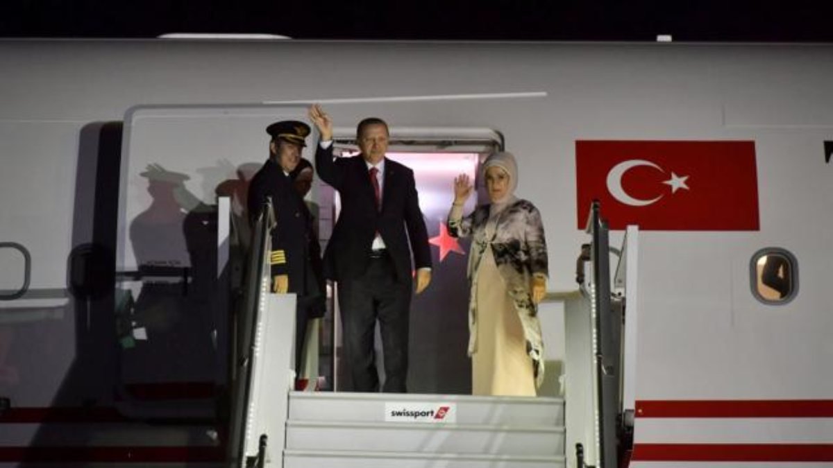 Cumhurbaşkanı Erdoğan, ABD'ye gitti