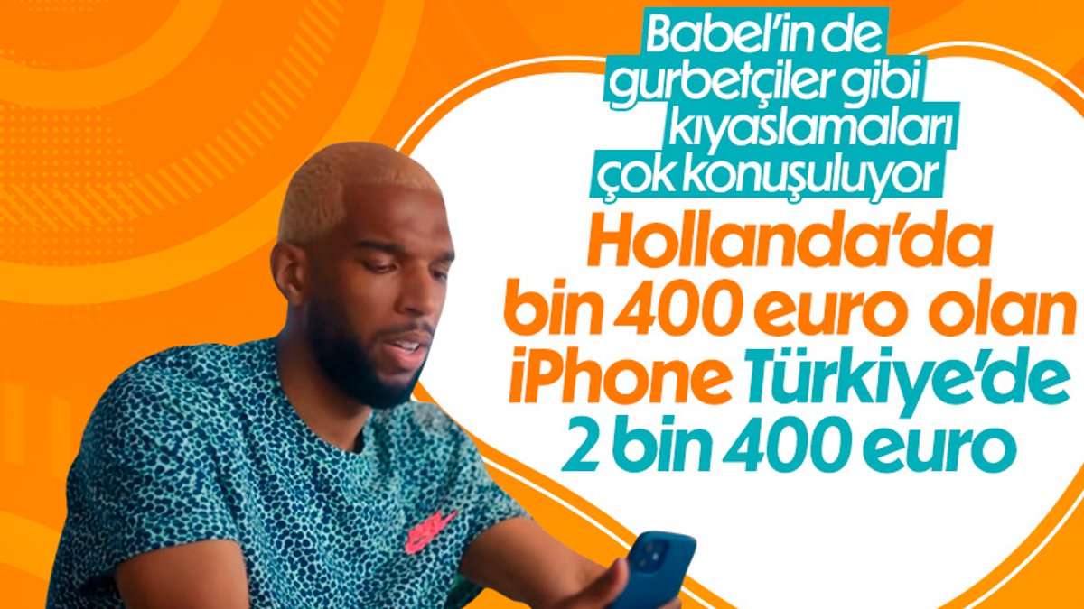 Ryan Babel'den iPhone 14'ün Türkiye fiyatına tepki