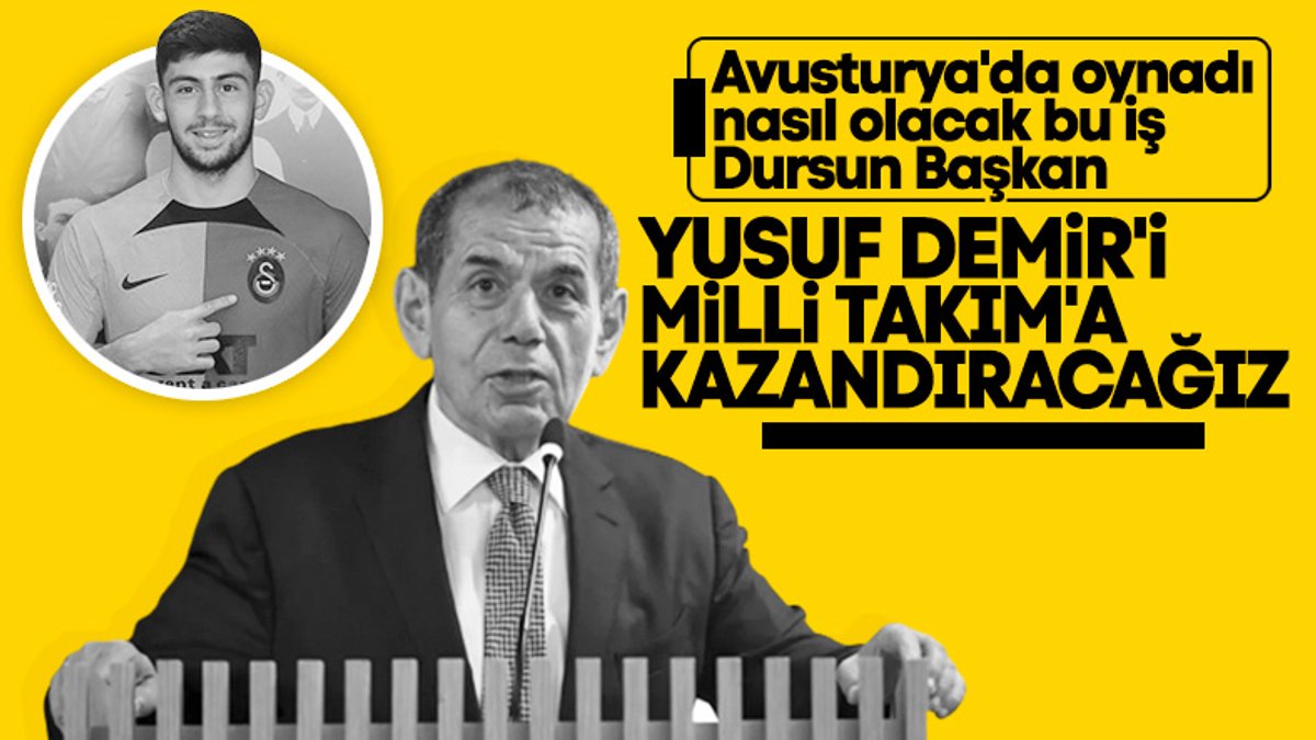 Dursun Özbek'ten Yusuf Demir açıklaması