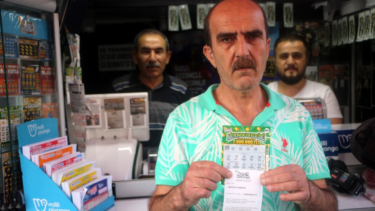 Tokat'ta son 30 lirasıyla kupon oynayan adama 2 milyonluk ikramiye çıktı