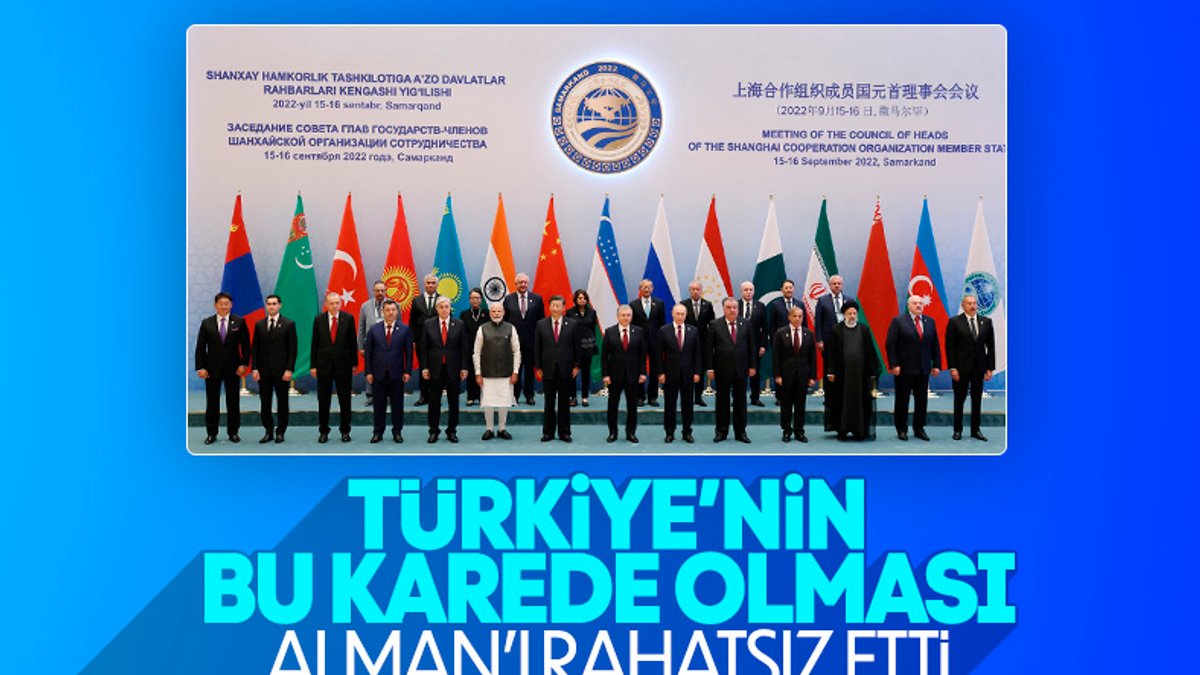Türkiye'nin Şanghay İşbirliği Örgütü'ne üye olma hedefine Almanya'dan tepki