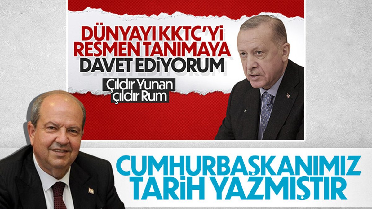 Ersin Tatar: Cumhurbaşkanı Erdoğan tarih yazmıştır