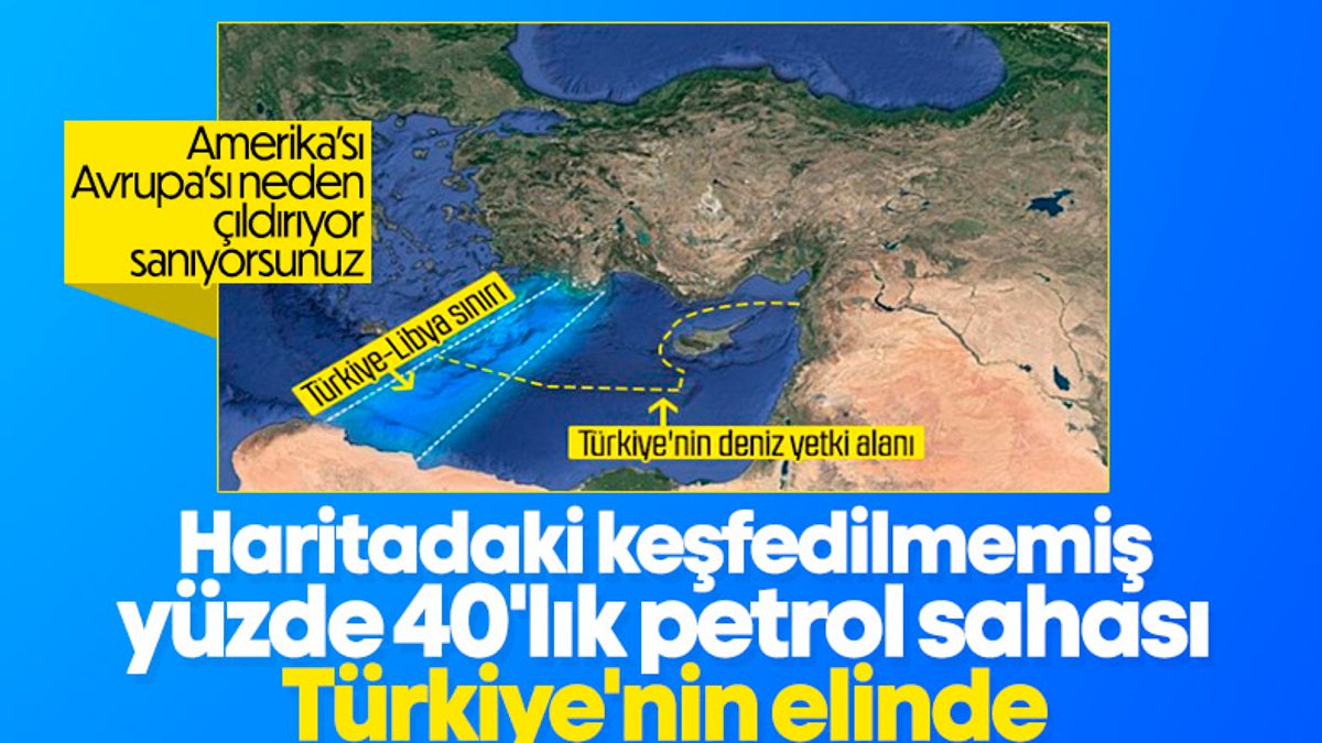 Libya'dan keşfedilmemiş petrol alanlarına: Türkiye'yle yapılan anlaşma bölgelerinde