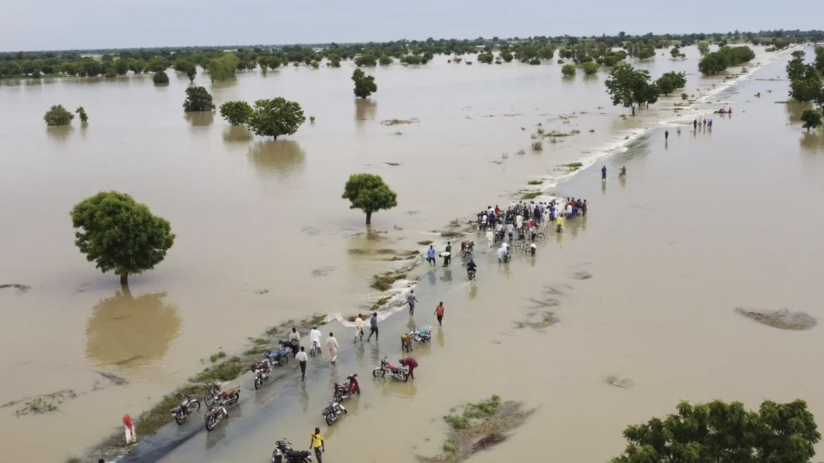 Nijerya'da seller: 100 binden fazla kişi yerinden oldu