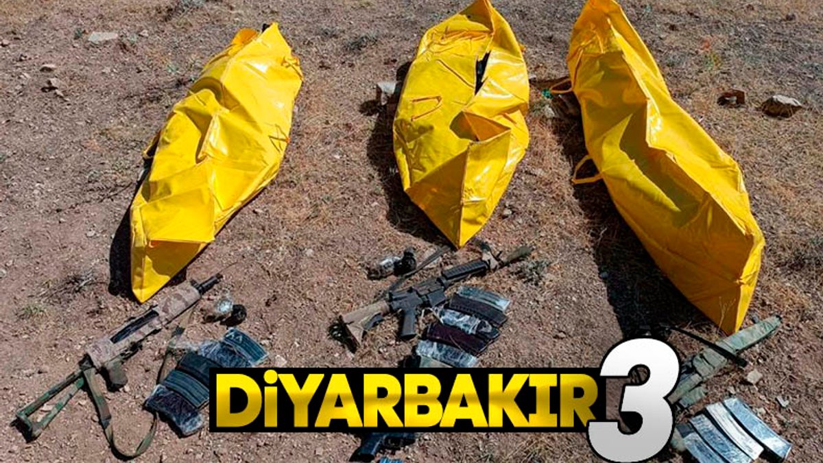 Diyarbakır'da 3 terörist, etkisiz hale getirildi