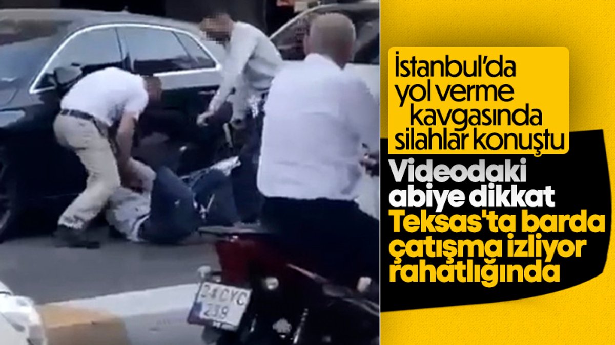 İstanbul’da cadde ortasında silahlı çatışma