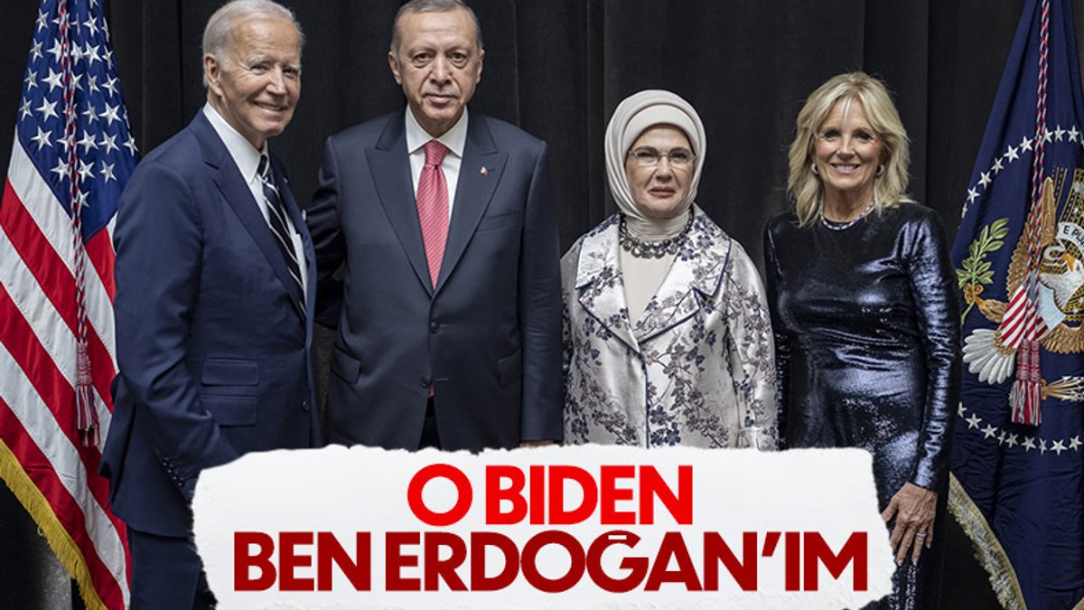 Cumhurbaşkanı Erdoğan, Joe Biden'ın liderlere verdiği yemeğe katıldı