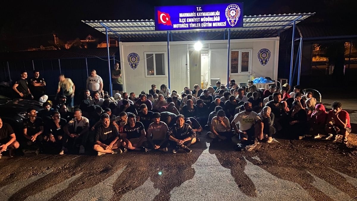 Muğla'da 23 otel ve apartta 105 düzensiz göçmen yakalandı