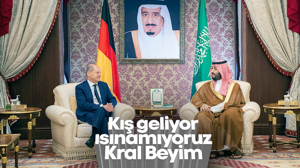 Almanya Başbakanı, Veliaht Prens Selman ile görüştü