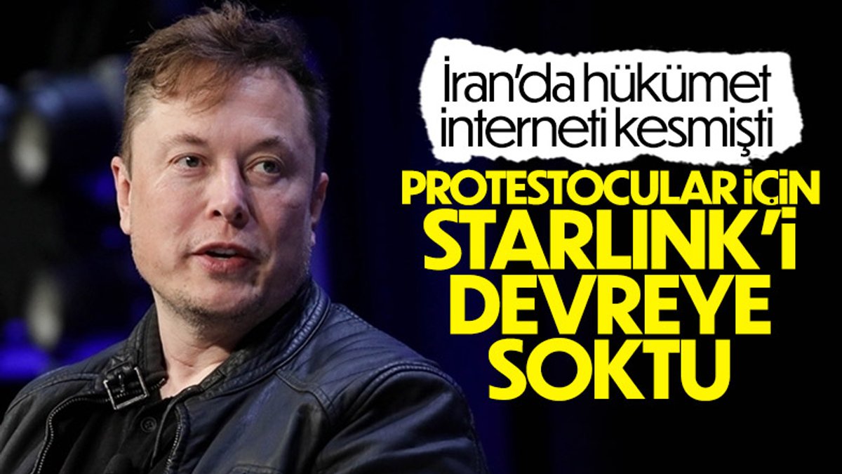 Elon Musk'tan İranlı protestoculara Starlink desteği