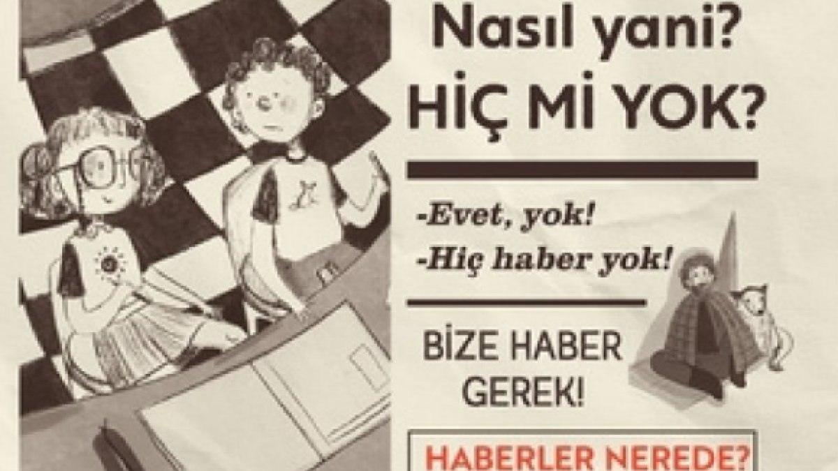 Çocuklar için gazeteciliği anlatan, öğreten ve eğlendiren kitap: Bugün Haber Yok