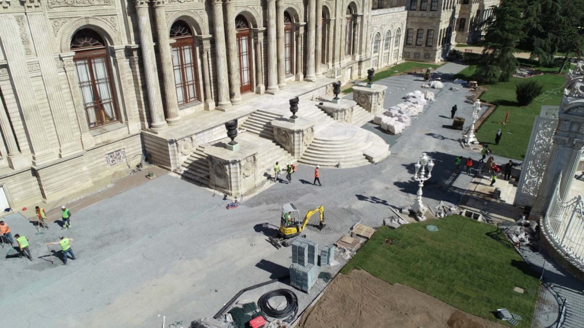 Dolmabahçe Sarayı'nın altyapısı yenileniyor