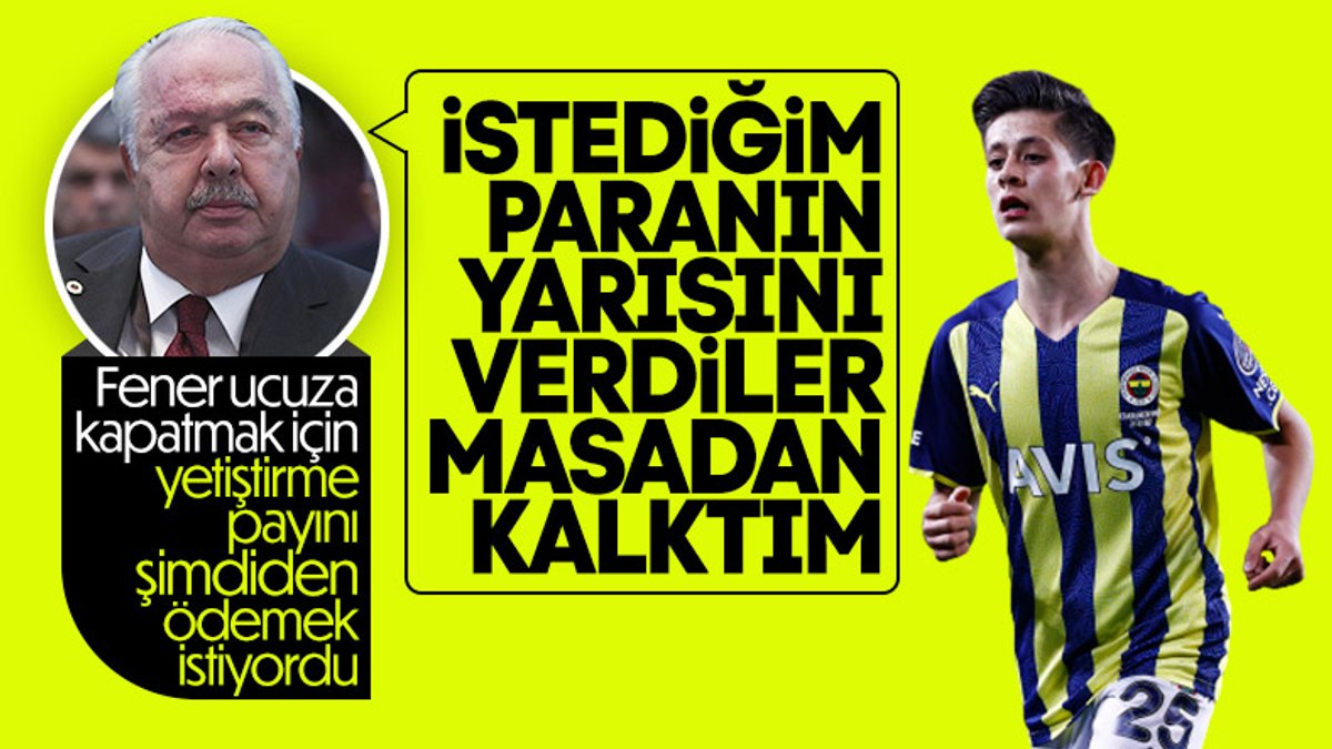 Gençlerbirliği: Arda Güler'in satış payı için Fenerbahçe ile anlaşamadık