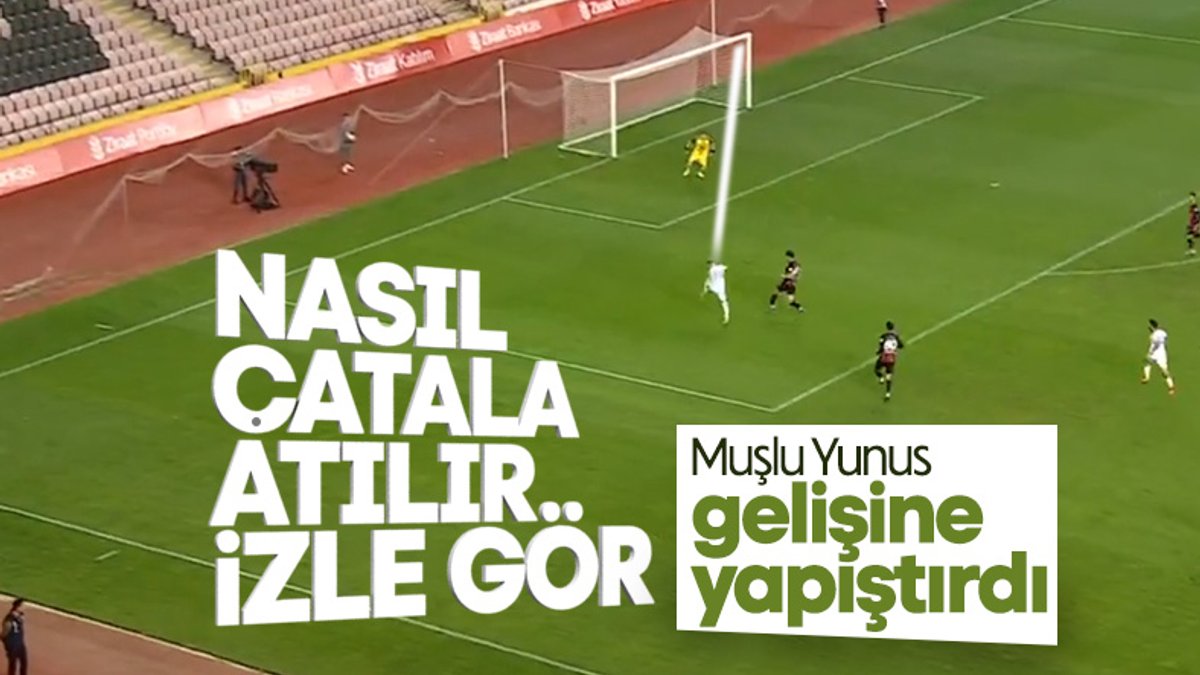 Muşsporlu Yunus Karadağ'dan nefis gol