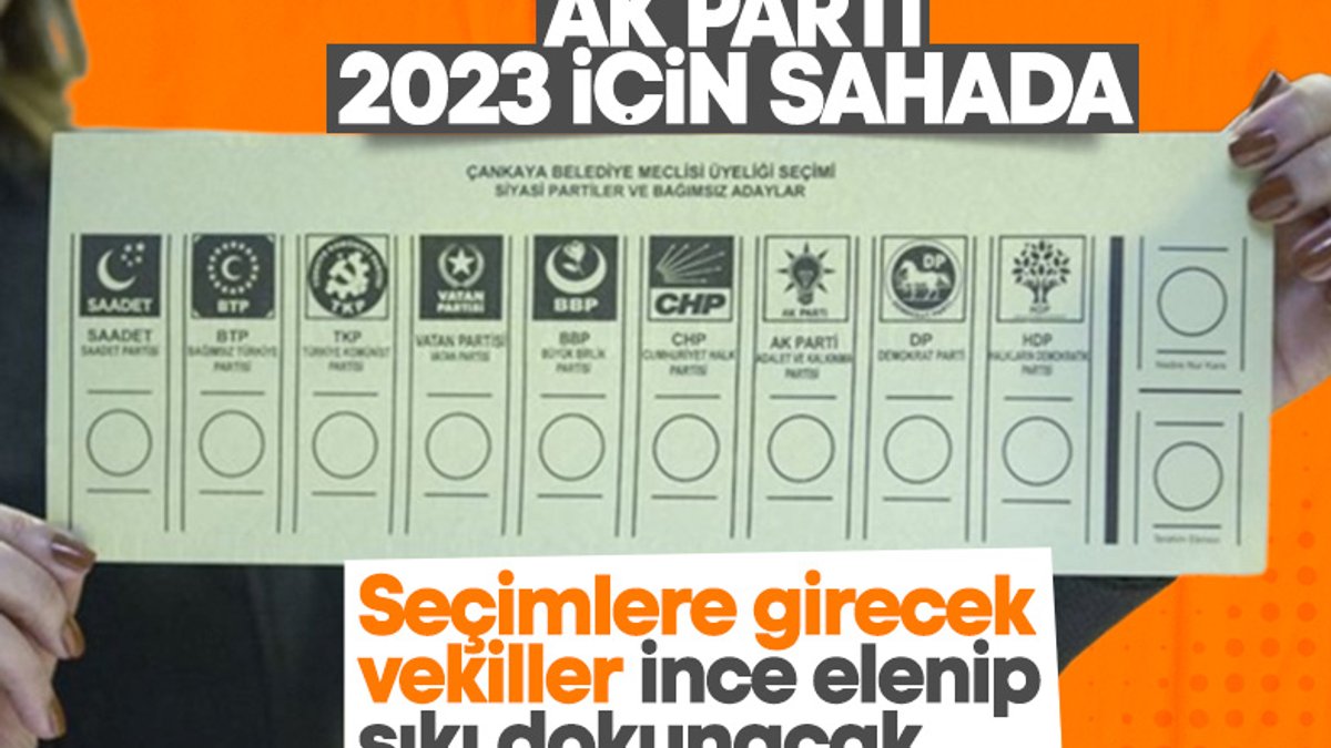 AK Parti'de 2023 seçimleri için çalışmalar yoğunlaştırıldı