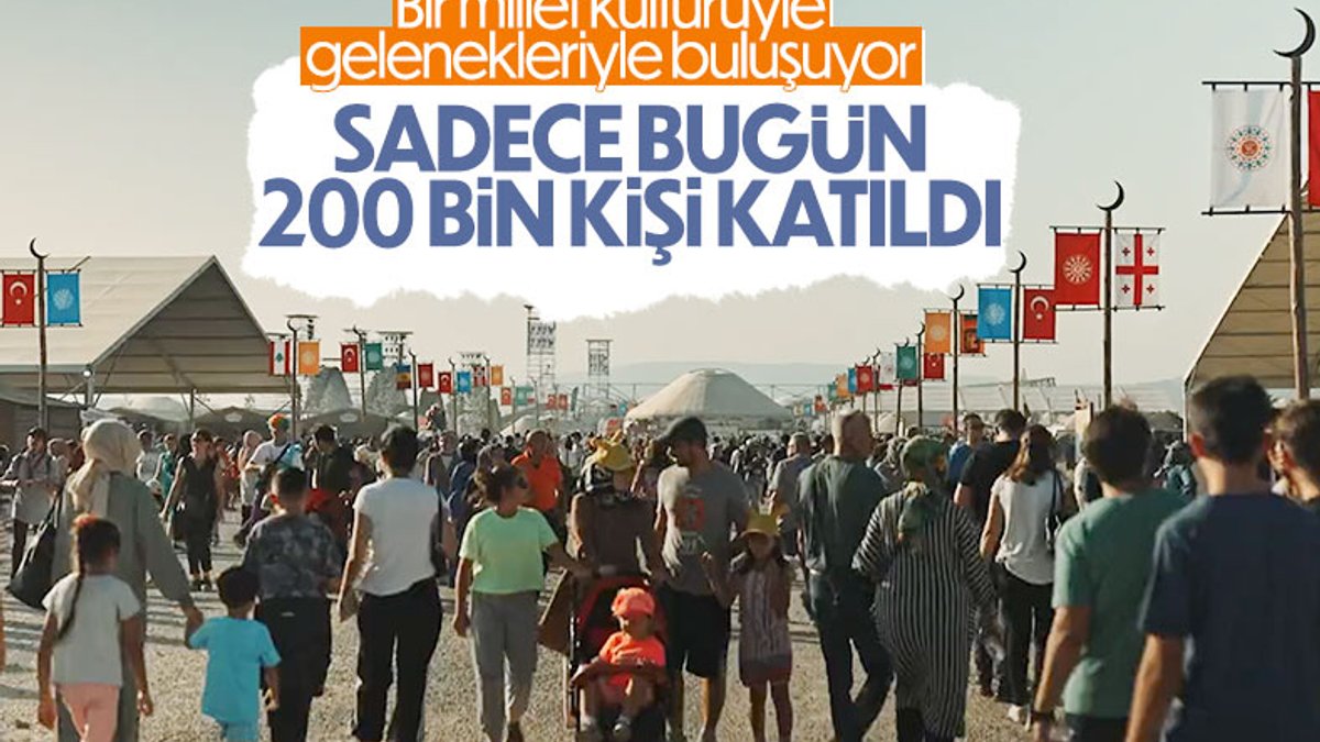 Bursa'daki Göçebe Oyunları'na bugün 200 bin kişi katıldı