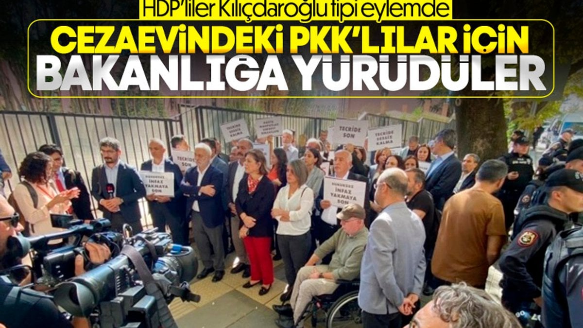 HDP'den terörden tutuklulara destek için yürüyüş