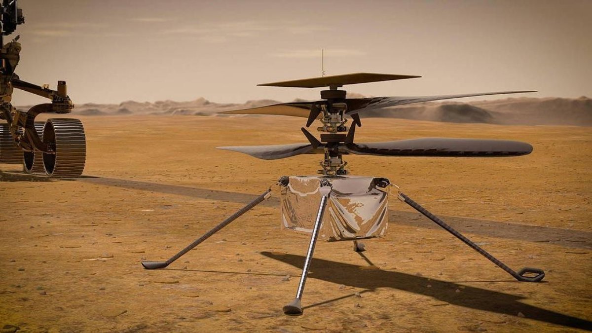 Mars helikopteri Ingenuity, çöplerle mücadele ediyor
