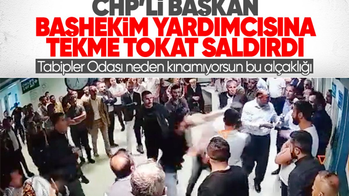Şemdinli'de CHP'li başkandan başhekim yardımcısına saldırı