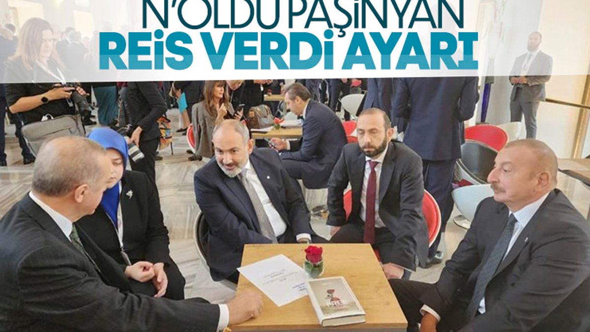 Cumhurbaşkanı Erdoğan, Aliyev ve Paşinyan aynı karede
