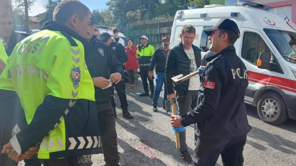 Zonguldak'ta komşular arasında baltalı kavga