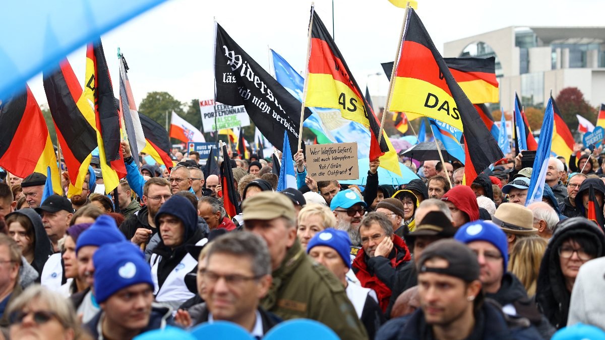 Almanya’da hükümetin enerji politikaları protesto edildi