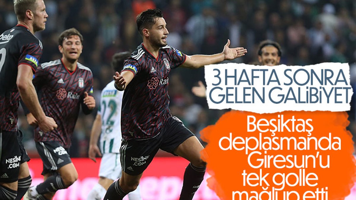 Beşiktaş, Giresunspor'u Mağlup Etti