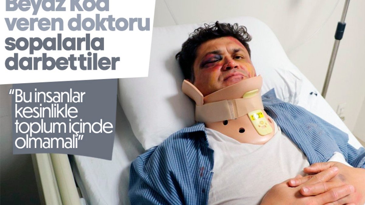 İzmir'de evine giderken fırına girmek isteyen doktor, hasta yakınları tarafından darbedildi