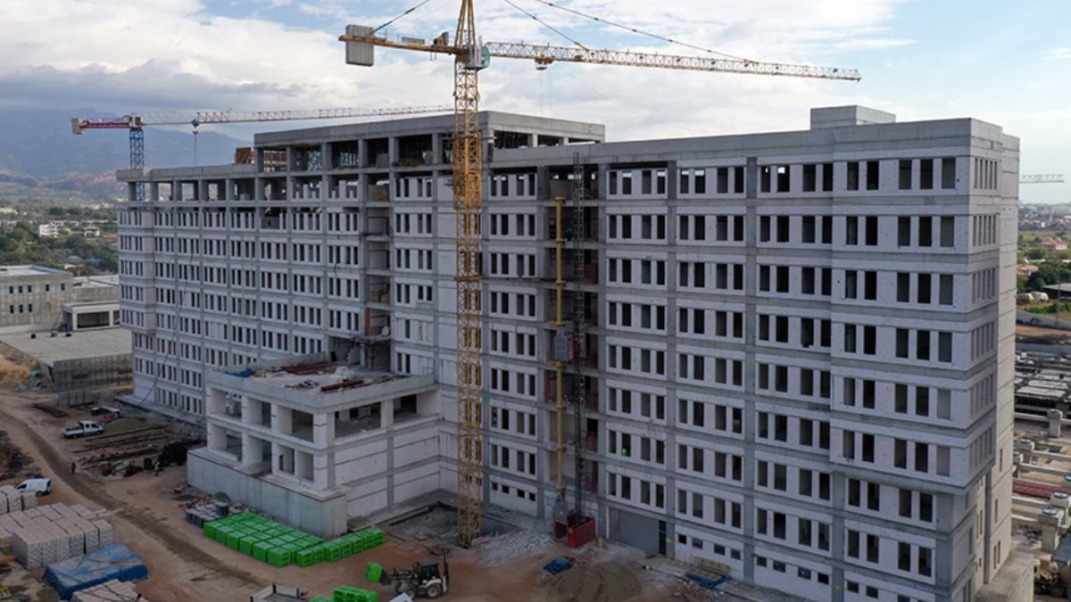 Aydın Şehir Hastanesi inşaatının yüzde 65'i tamamlandı