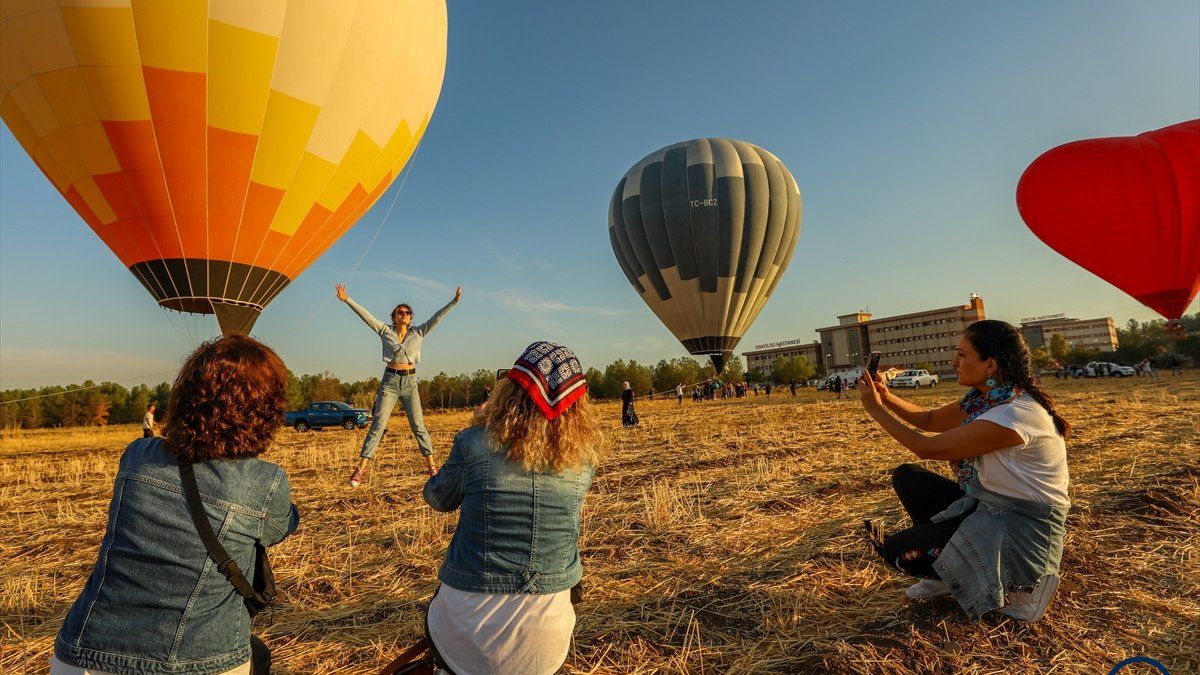 Diyarbakır Sur Kültür Festivali'nde Kapadokya'yı kıskandıracak balon manzaraları